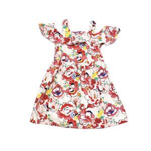 Janie & Jack Floral Shift Dress Pink Size 3